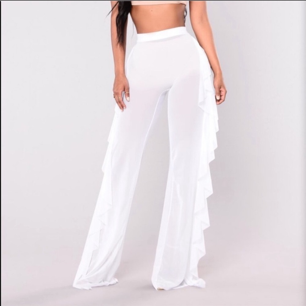 Sunshine see through cover up pants